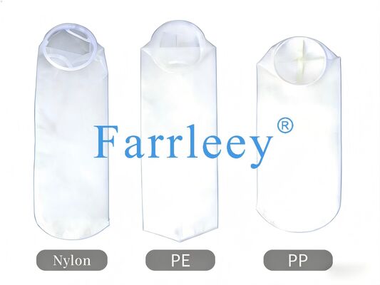 Quality Industrial Liquid Filter Bag with 800μm Micron Rating, Polypropylene Material, and Steel Ring Seal factory